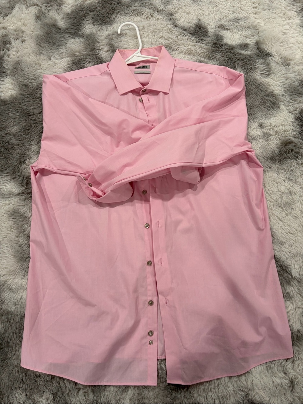 Unlisted Pink Long-Sleeve Button Down Shirt
